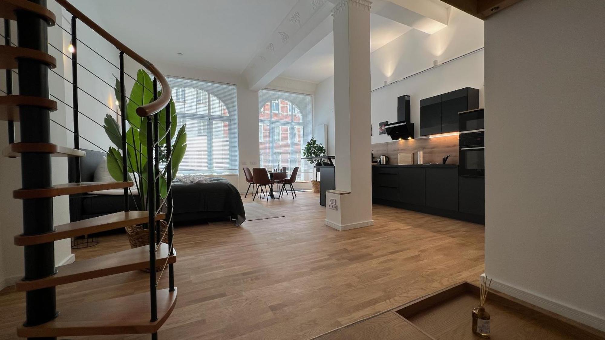 Neu! City-Loft-Apartment Im Goethe Palais I 5P I Lift I Parkplatz I Zentrum I Helios Aue  Dış mekan fotoğraf