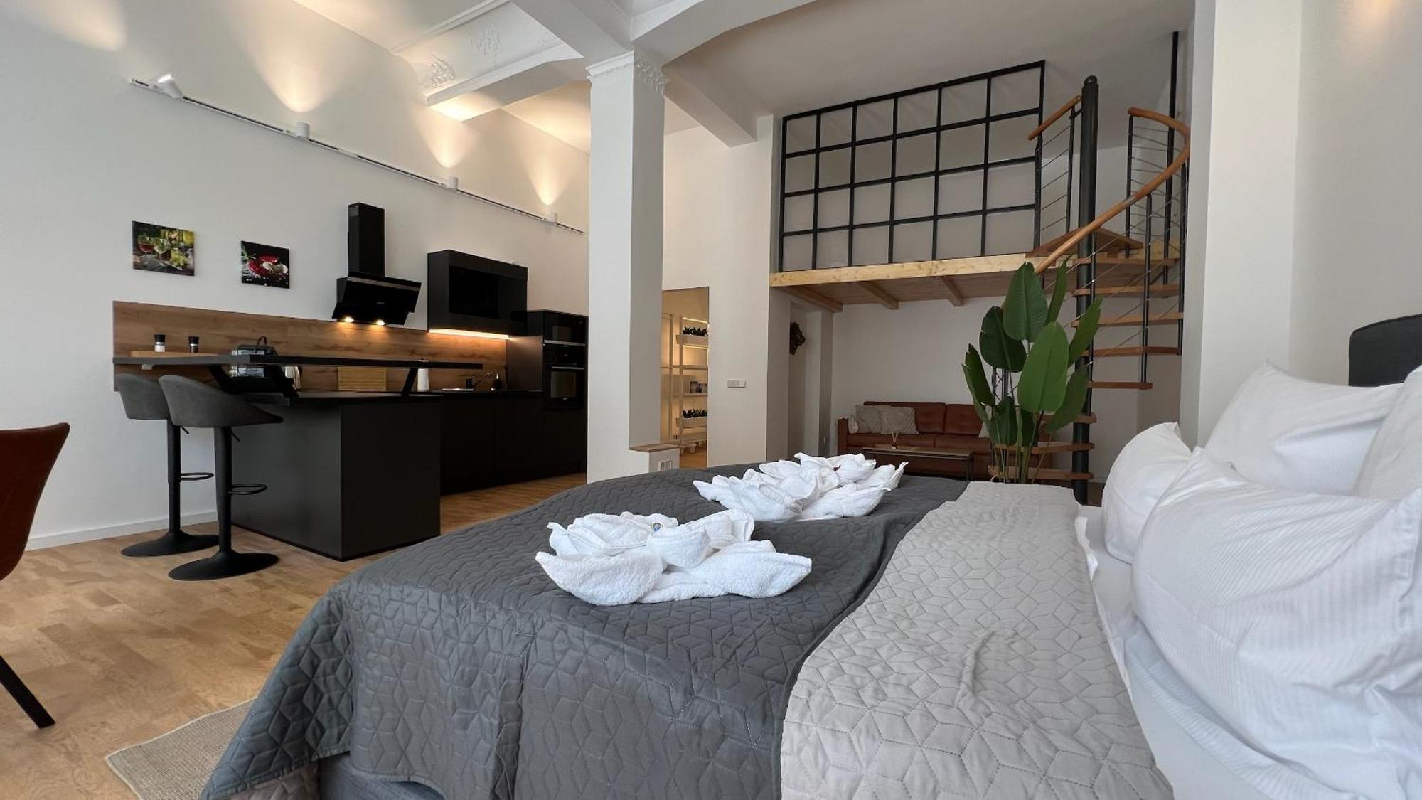 Neu! City-Loft-Apartment Im Goethe Palais I 5P I Lift I Parkplatz I Zentrum I Helios Aue  Dış mekan fotoğraf